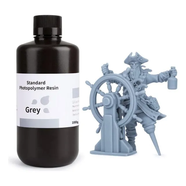 Resina Elegoo Para Impresoras 3d 1000g Gris | Resinas