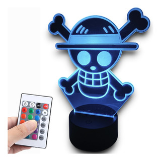 Lampara Led One Piece Para Fan Con Control 16 Colores Lampara Led One Piece Para Fan Con Control 16 Colores