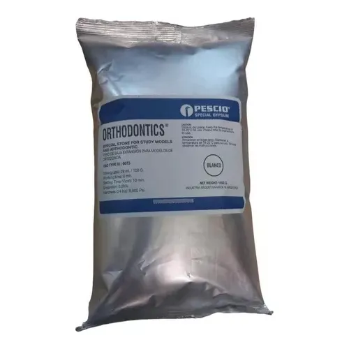 Yeso Dental Especial Pescio Orthodoncia Blanco 1 Kg
