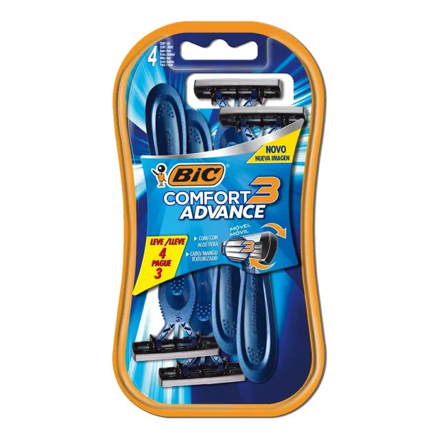Comfort 3 Rastrillo Bic Desechablepiel Normal