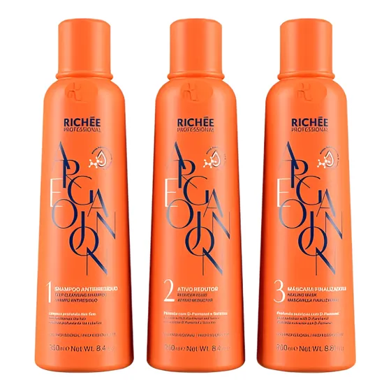 Alisado Argan E Ojon Richee 3 Pasos Original 250ml 