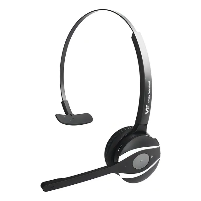 Auricular Vincha Vt9200 Bluetooth Mono Inalámbr. Callcenter Color Negro