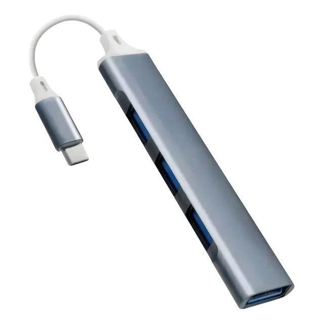 Adaptador Hub Tipo C 4 En 1 Usb 3.0 Y 3 2.0  Alta Velocidad