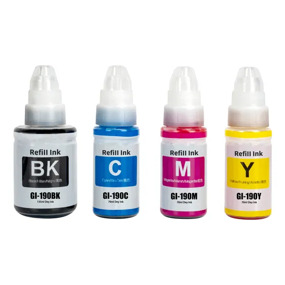 Tinta Compatible Canon Gi190 Gi-190 Para Pixma