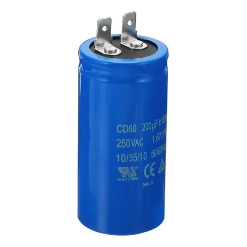 Capacitor Motor Start 200uf 220/250vca 40x80mm Faston Cd60