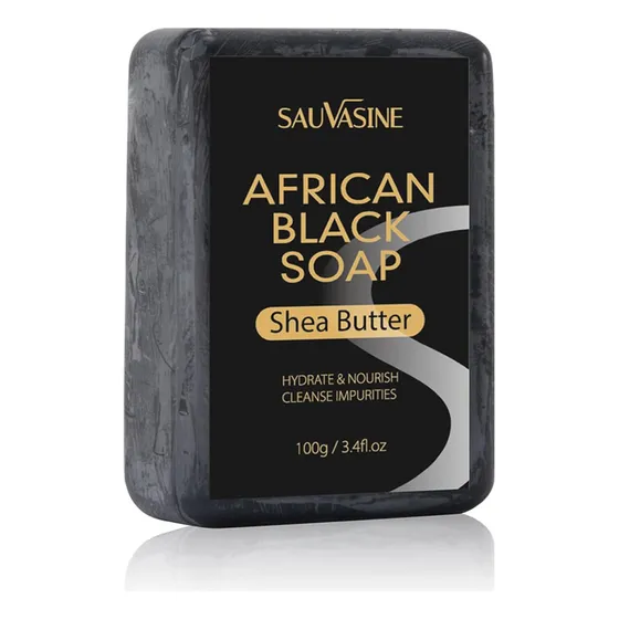 Jabón Negro Africano De Manteca De Karité, Jabón Hidratante
