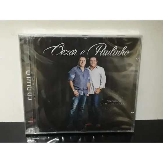 Cd Cezar E Paulinho Discografia Ouro E Prata  Duplo (lacrado