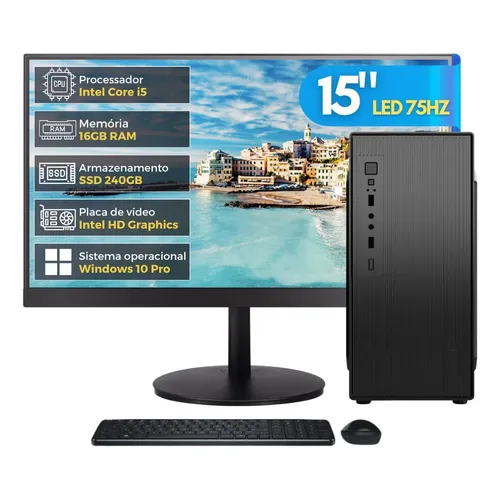 Pc Completo I7 12°geração 32gb Ssd 480gb Mon 19 Strong Tech