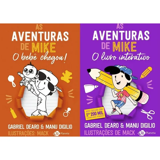 Livro As Aventuras De Mike - Livro 2 E 3 - Gabriel Dearo