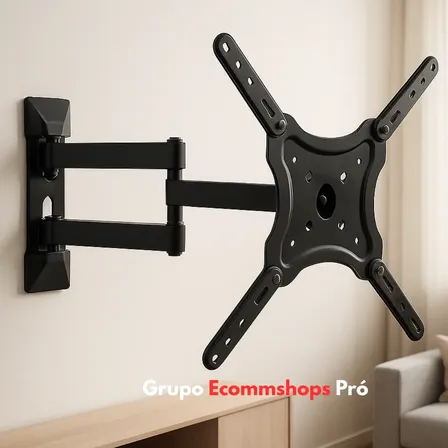 Suporte Articulado Inclinável TV 14-55" Parede Tri-Articular 25kg