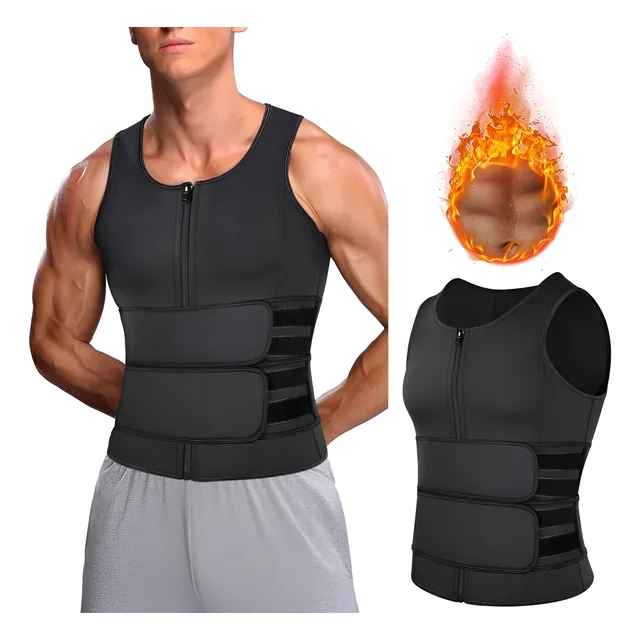 Chaleco Deportivo Con Corsé Para Hombre Fajas Abdominales