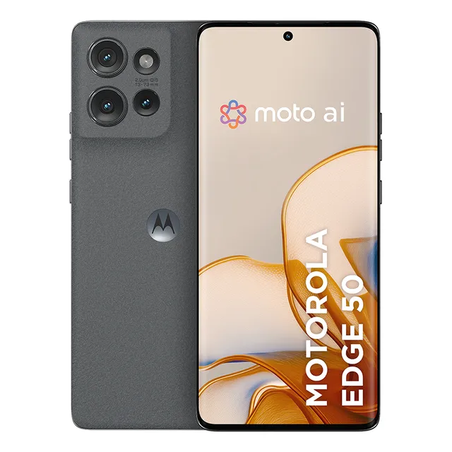 Smartphone Motorola Edge 50 5g - 256gb 24gb Ram Boost 50mp Sony Camera Moto Ai Ip68 Nfc - Grey Vegan Suede