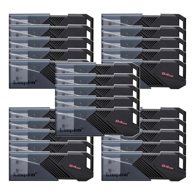 Kit 25kingston Datatraveler Exodia Onyx Dtxon/64gb 64 Gb 3.2 Color Negro Lisa