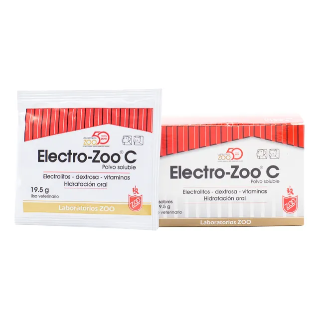 Electro Zoo C Caja X 10 Sobres 19 Grs Suero Oral Perro Gato