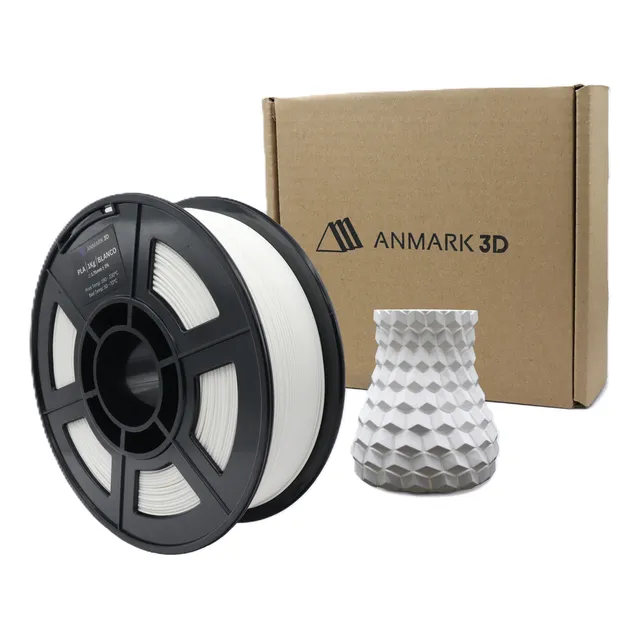 Filamento Pla Premium Alta Velocidad 1.75mm 1kg Anmark 3d - Blanco