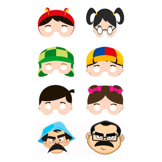 20 Mascaras De Chavo Del 8 Kiko Chilindrina Don Ramon Chapul 20 Mascaras De Chavo Del 8 Kiko Chilindrina Don Ramon Chapul