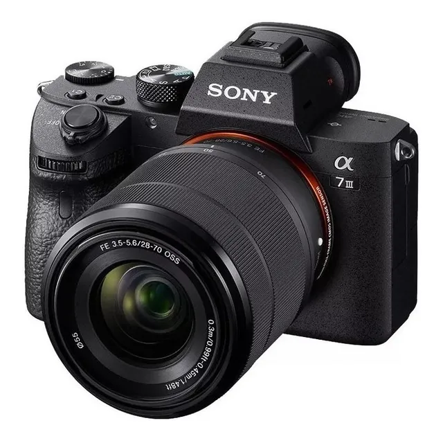 Camara Sony Alpha Ilce-7m3k Wifi Nfc Con Lente 28-70 Mm Color Negro