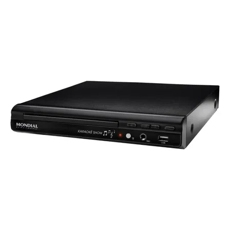 Dvd Player D-20 Com Karaokê Mp3 Usb Il Mondial Bivolt Preto