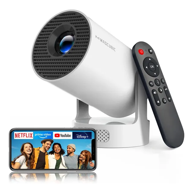 Proyector 4k Mini Magcubic Hy300pro+ Android 11 Wifi6 8000lm