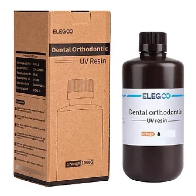 Resina 3d Elegoo Ortodoncia Dental Uv 500grs