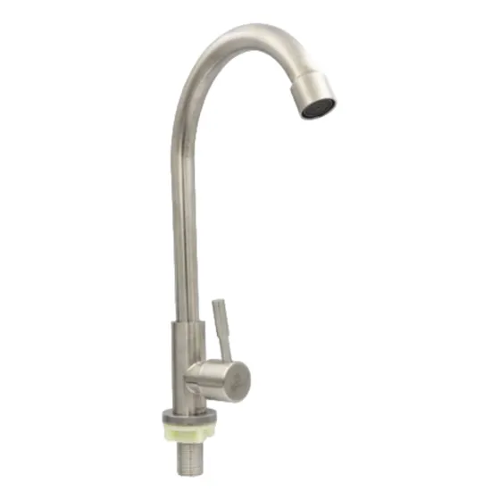 Llave Para Lavamanos Acero Inoxidable Corte Alto Wadfow
