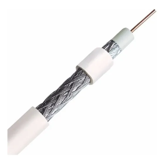 Cabo Coaxial Rg59 - 47% De Malha / 100 Metros