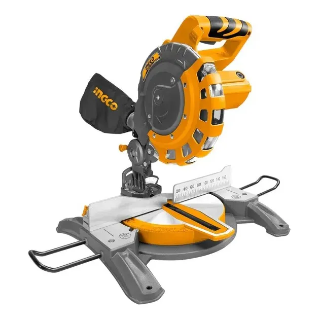 Sierra Circular Ingletadora Con Base 8´´ Ingco 