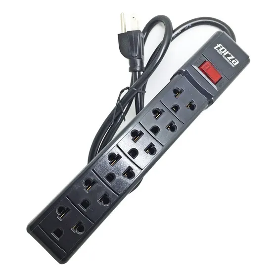 Regleta Ps-001b Forza 1110v 6 Tomas