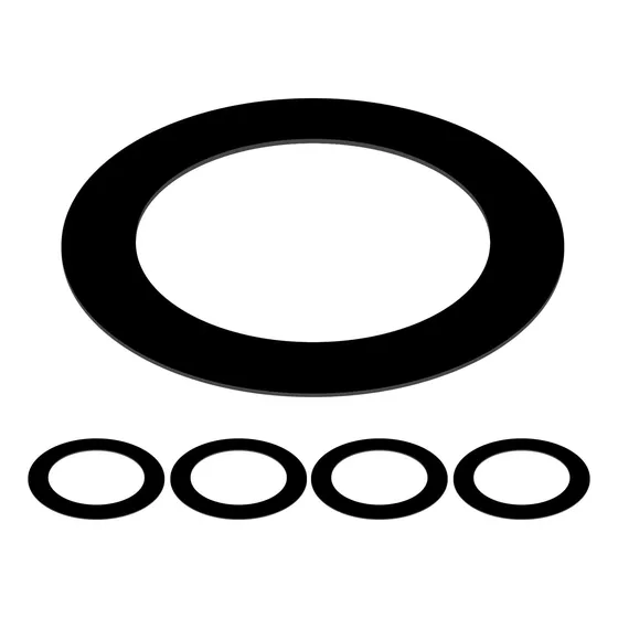 Anillo Negro Para Latas Empotrables De 6 Pulgadas Para Lámpa