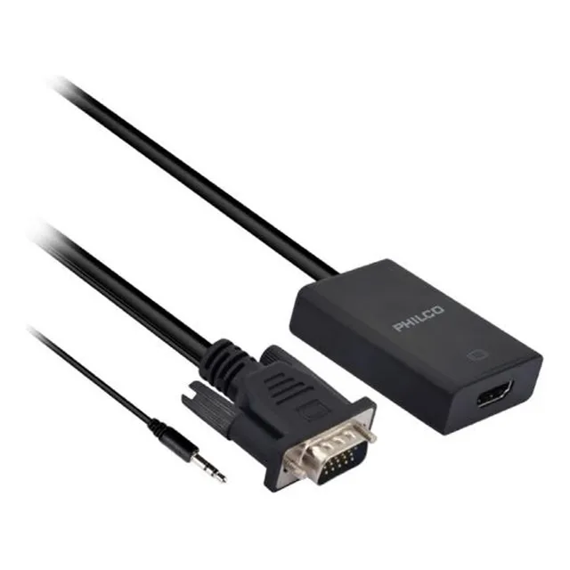 Conversor Hdmi Vga Audio 1080 Full Hd Philco