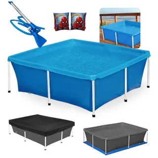 Kit Piscina 2000l + Aspirador Venturi + Capa + Forro + Boia Kit Piscina 2000l + Aspirador Venturi + Capa + Forro + Boia