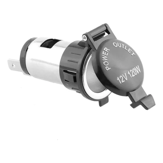 Toma Encendedor Universal Hembra - 12/24 Volt Tapa Pvc Metal