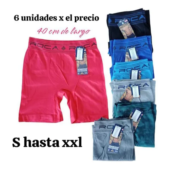 Trió De Bóxer Extra Largo Hasta La Xxl (3 Unidades)