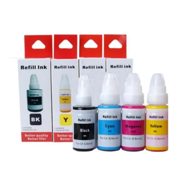 4 Botella Tinta Compatible Canon G3100 G2100 G1100 