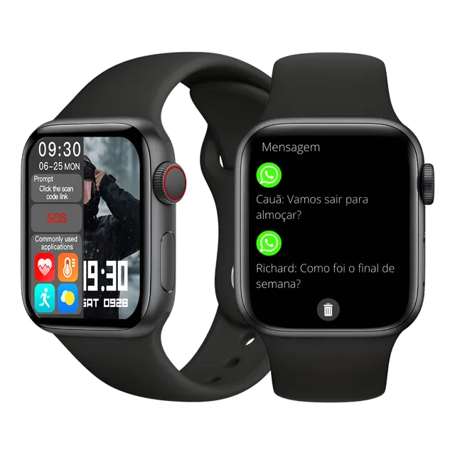 Smartwatch Relógio Inteligente Homens Mulheres Ios E Android