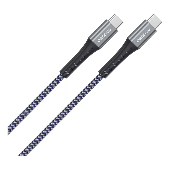Geonav UCC05k Cabo Tipo C Para Usb-c 2.0 Kevlar Carreg Rápido 2m
