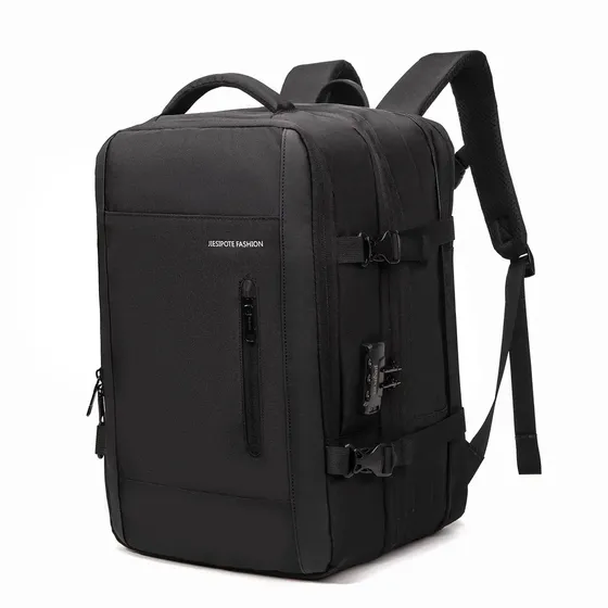 Mochila Para Notebook Impermeável com Porta USB e Senha Para Homem