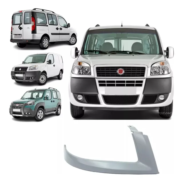 Moldura Friso Farol Doblo 2010 2011 2012 2013 2014 Direito