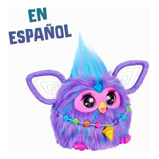 Furby Púrpura 15 Acc. Peluche Interacti Animatrónico Español