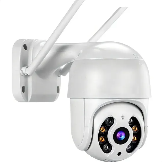 Kit 4 Câmera De Segurança Ip Wifi Icsee A8 Branca Full Hd
