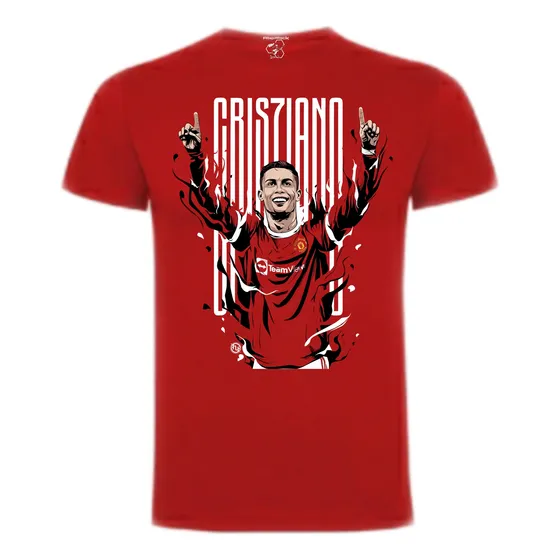 Polera Cr7 Manchester Cristiano Ronaldo 100%algodon