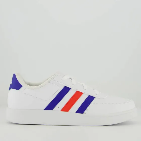 Tênis adidas Breaknet 2.0 Juvenil Branco E Azul