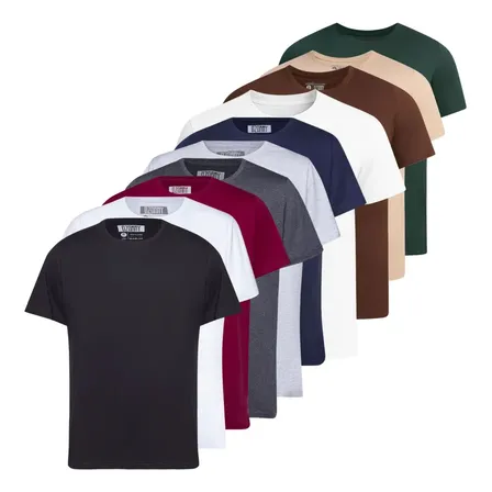 Lote Camiseta Masculina Leves Defeitos Algodão 10 Unidades Sortidas Gg