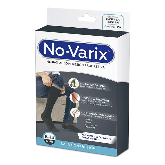 Calcetín De Compresión Hombre No-varix 8-15 Mmhg