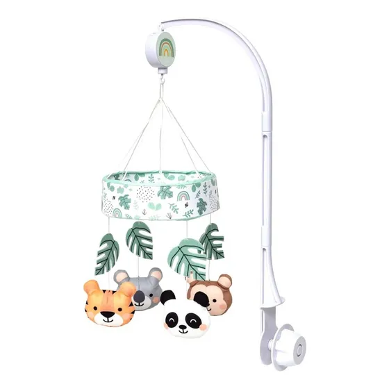 Mueble de cuna para bebé Selvinha, canción de cuna musical, color buba, color animal