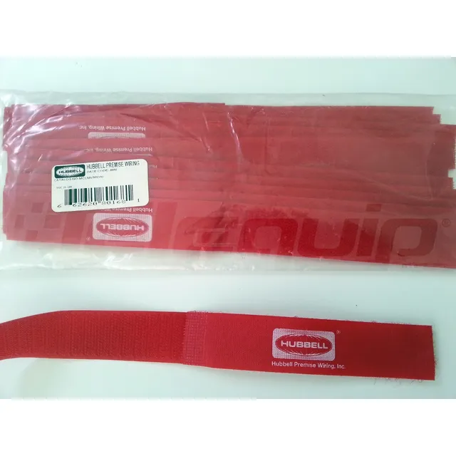Hubbell Mccmv9rd10 Velcro® Brand Fastener, 1-wx9l Rojo