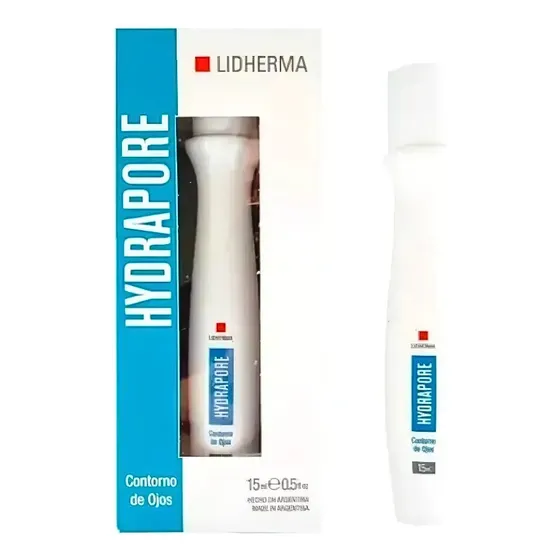 Gel Contorno de Ojos Lidherma Hydrapore Ácido Hialurónico Roll On 15mL