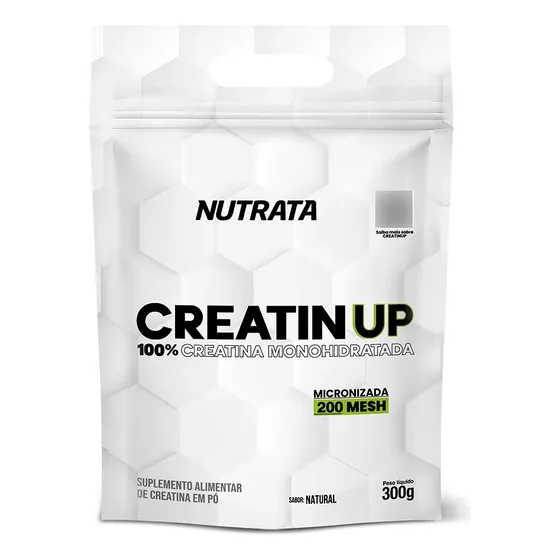 Creatina Pura 300g Nutrata Sabor Sem Sabor