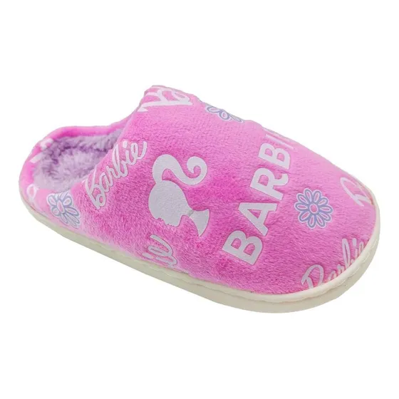 Pantuflas Niña Barbie Fucsia