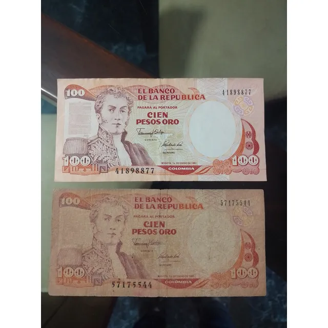 Billetes De Colombia